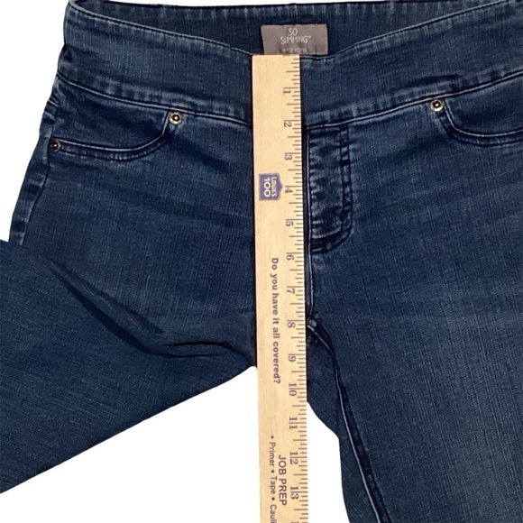 Chico’s So Slimming Denim Jeans Stretch Pull On  Chico’s Size 0 (Small) - Picture 8 of 10
